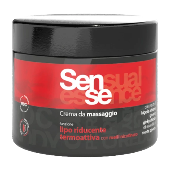 Sense Masszázskrém, zsírcsökkentő és termoaktív - Narancsbőr ellen 500ml